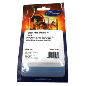 Small Filter Papers, 5 Pack