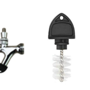 Beer tap plug / cleaning brush