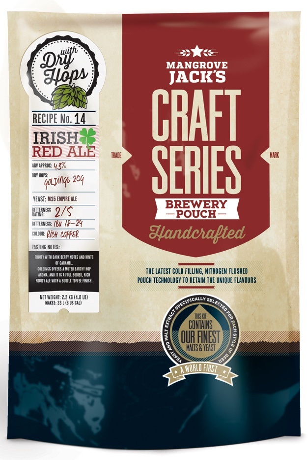 Craft Series Irish red ale with dry hops - 2.5kg