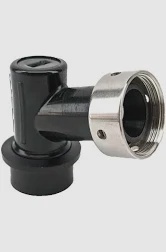 Ball Lock Disconnect (Black/Liquid) - with Integrated Tap Shank and Collar