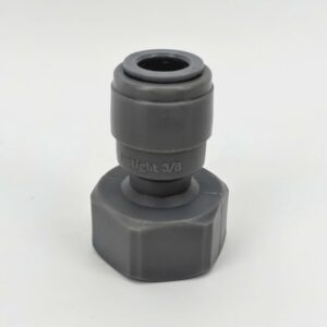 Duotight - 9.5mm (3/8”) Female x 5/8” Female Thread (suits Keg Couplers and Tap Shanks)