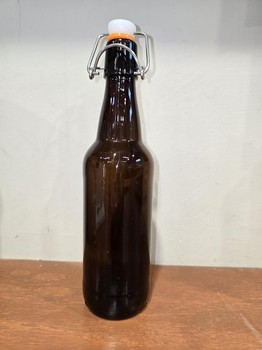 Amber Flip Top Bottle 500ml